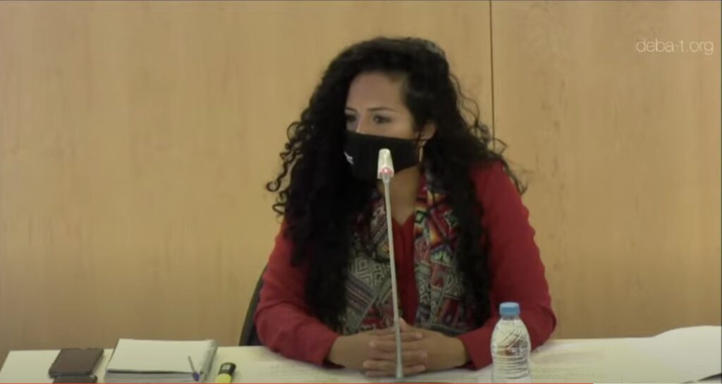 La politóloga y activista barranquillera Jessica González
