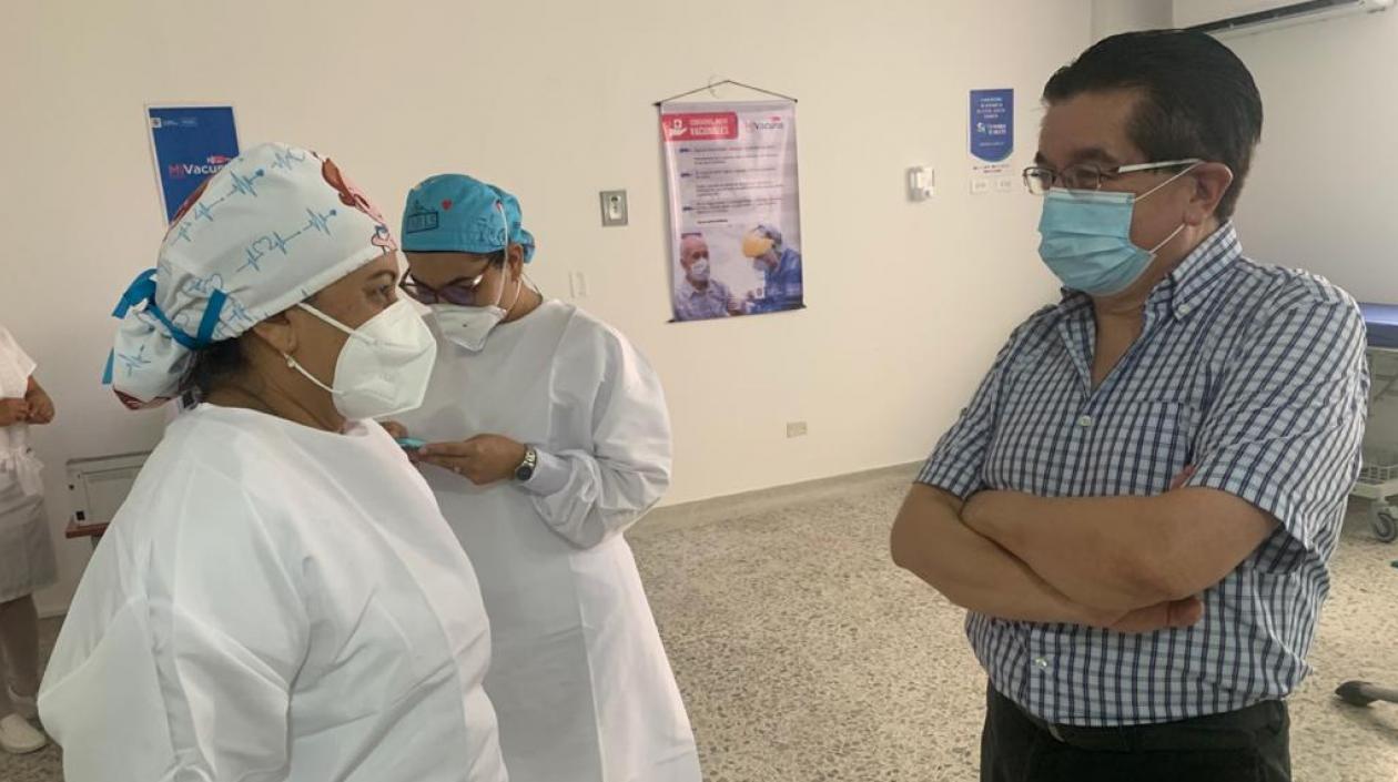 Ministro de Salud en Sincelejo