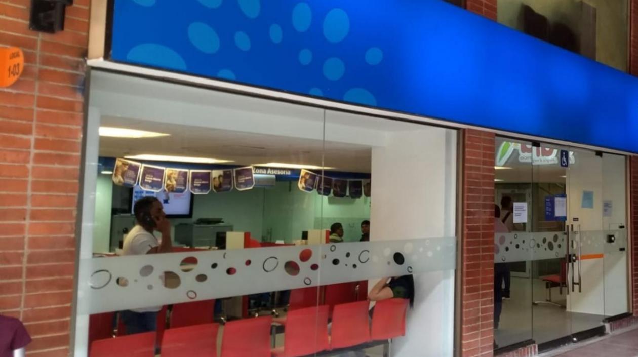 cajero del Banco Caja Social