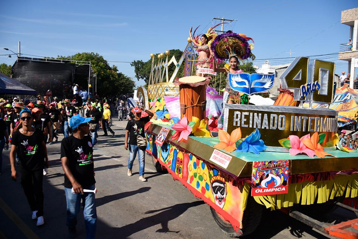 Batalla de Flores en Santo Tomás