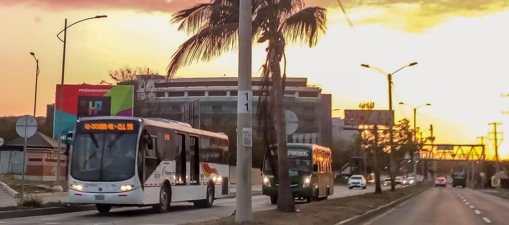 Transporte público en Carnaval
